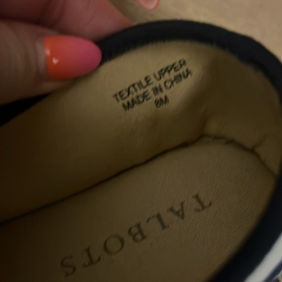 Talbots Espadrilles “Izzy Star” Flats Size 8 Patriotic American Red White & Blue - Picture 9 of 9